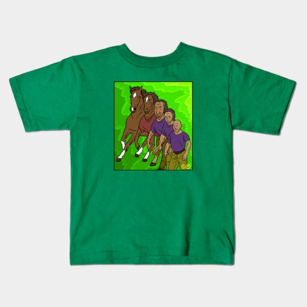 Joe-A-Morphs Kids T-Shirt by ©®